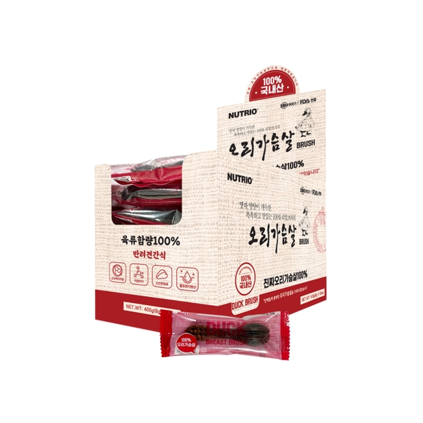 프리미엄 오리가슴살 브러쉬 50P